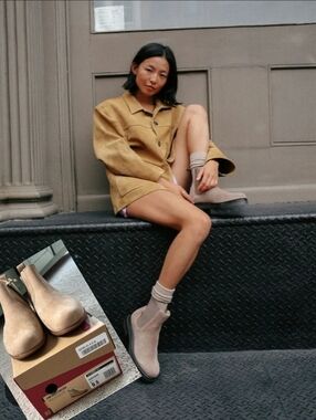 Kodiak Beige Chelsea Ankle Boots💗Kodiak Low-Rider Chelsea sz. 9.5 EU 41 NIB